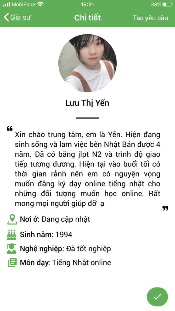 dạy kèm tiếng nhật