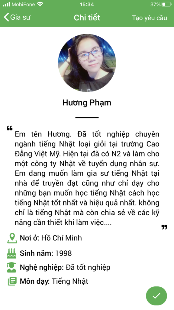 dạy kèm tiếng nhật